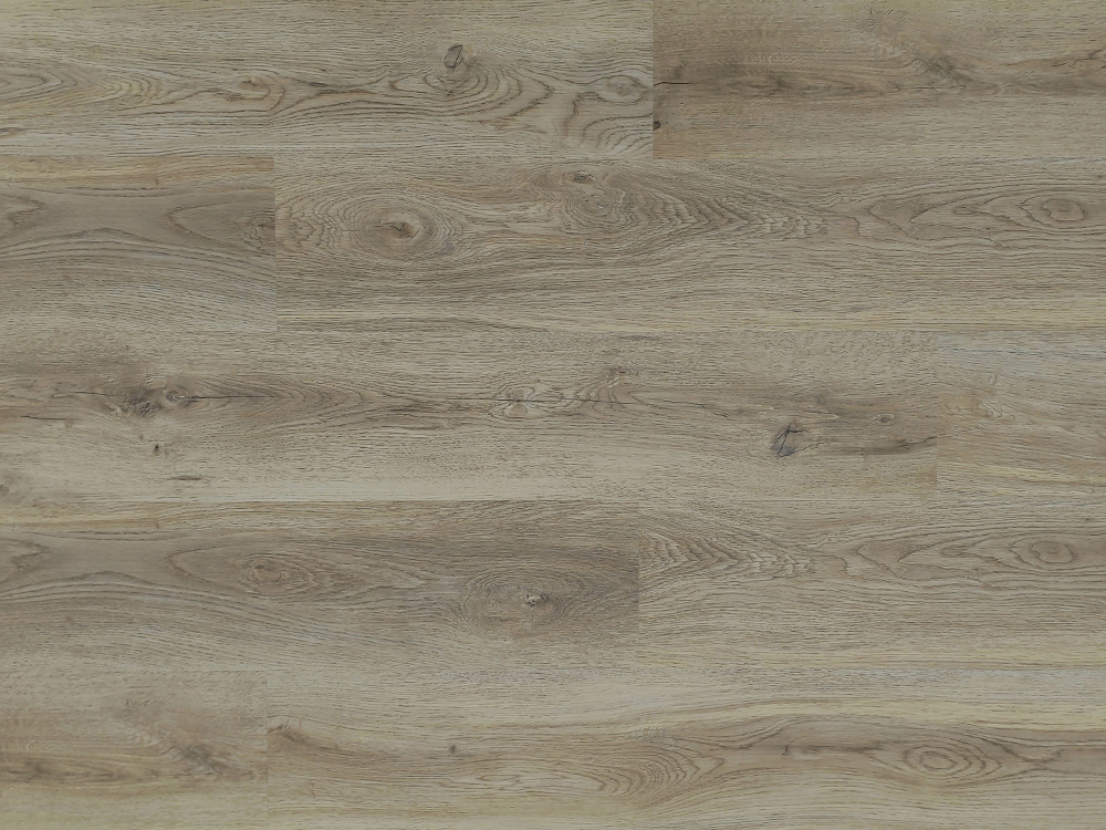 Lantai SPC Butiran Kayu Coklat Kelabu Muda 7.25×48