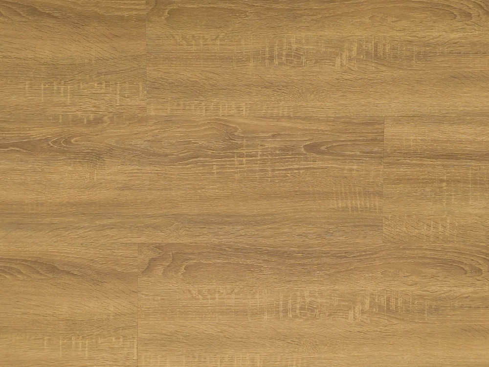 Lantai SPC Butiran Kayu Coklat Muda 9×48