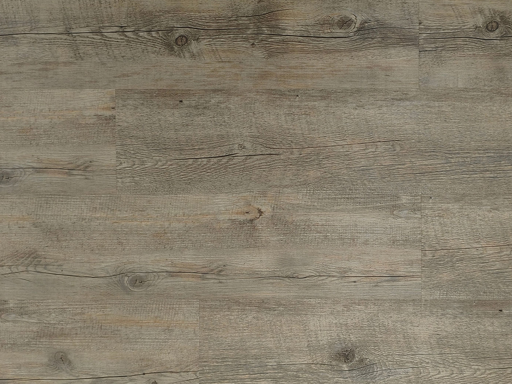 Lantai LVT Butir Kayu Coklat Kelabu Muda 7.25×48