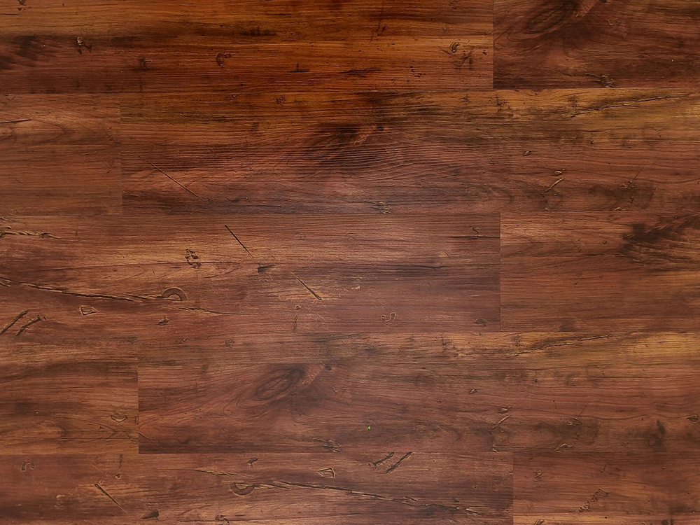 Lantai SPC Bijian Kayu Coklat Gelap 6×36