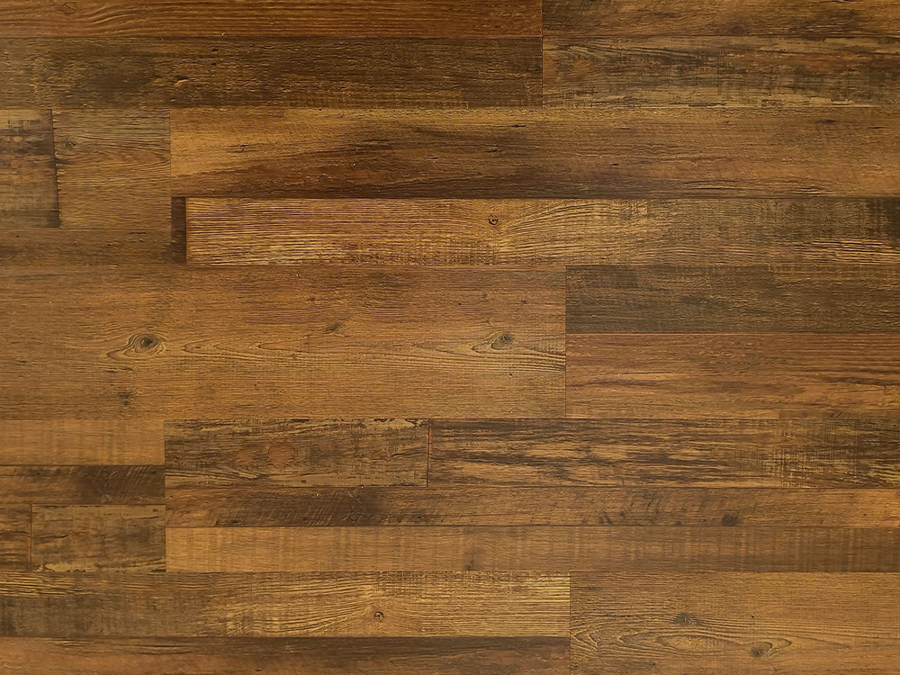 Lantai SPC Bijian Kayu Coklat Gelap 7.25×48