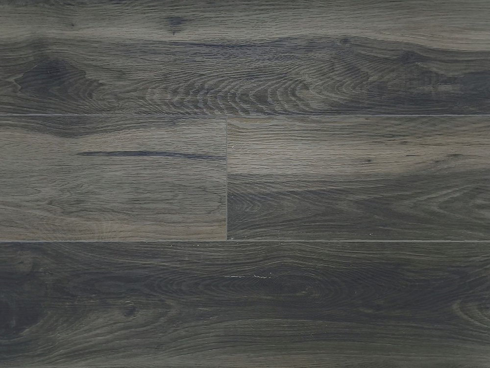 Lantai SPC Butiran Kayu Kelabu Gelap 7.25×60