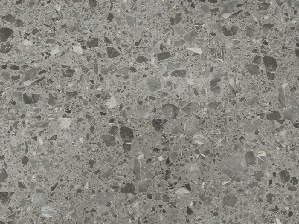 SPC-WG Stone Look Tile Medium Grey Terrazzo 9×36